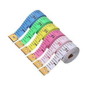 1/5/10개입 150cm/60인치 소프트 바디 측정자, 재단사용 줄자, 센티미터/미터 재봉 측정 테이프 (랜덤 색상)
