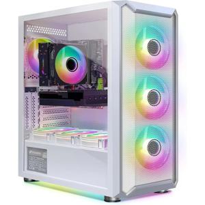 게이밍 PC 데스크탑 컴퓨터, 코어 i7-10700F 최대 4.8G, GeForce RTX 3060Ti 8G, 32GB DDR4, 2TB SSD, WiFi, BT 5.0