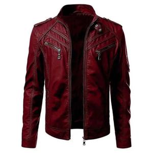 남성 가짜 가죽 자켓 오토바이 5Xl 남성 자켓 블랙 Jaqueta De Couro Masculina Outwear 남성 슬림 피트 Pu 가죽 코트 남자