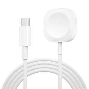 iWatch 8/7/6/5/SE 용 USB 유형 C 자기 무선 충전기 Apple Watch Series Ultra 용 USB C 휴대용 고속 충전 스테이션