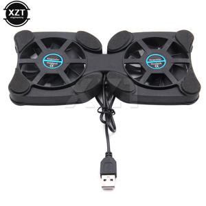 휴대용 노트북 냉각 스탠드, 접이식 선풍기 쿨러, 냉각 패드, 노트북 CPU 쿨러, USB 쿨러