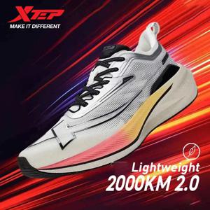 Xtep 2000KM 2.0 러닝화 남성용 여름 전문 TPU 충격 흡수 스니커즈 876219110043(반 사이즈 다운 권장)