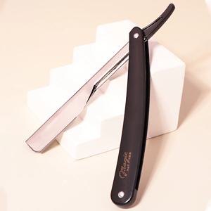 1/2pcs 직선형 면도기 하이엔드 살롱 접이식 남성용 수동 면도기, 실제 머리 가발 전용