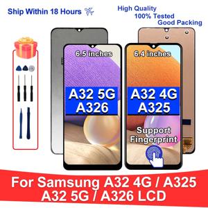 삼성 갤럭시 A32 4G 5G 디스플레이 터치 스크린 디지타이저용 AAA+ OLED SM-A325F SM-A325N SM-A326B TFT LCD 교체 부품