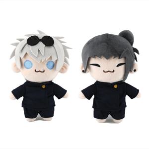 박제 동물 & 봉제 인형 Gojo Saturo Geto Suguru Jujutsu Kaisen 코스프레 플러시 귀여운 소프트 컬렉션 소품