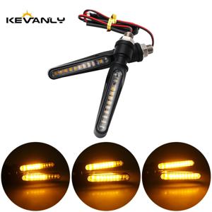 2PCS 유니버설 LED 오토바이 차례 신호등 12v IP68 방수 앰버 성 노출증 표시기 깜박이 후면 조명 램프 액세서리