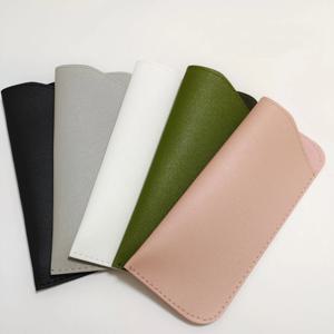 1pc 부드러운 안경 가방 패션 PU 가죽 안경 독서 안경 파우치 커버 휴대용 안경 케이스 홀더