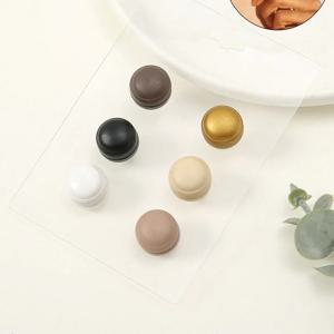 6pcs 매트 자석 Hijab 핀 마그네틱 브로치 Headscarf 여성 목도리 강력한 자기 단추 Headscarf 패션 액세서리 믹스 컬러