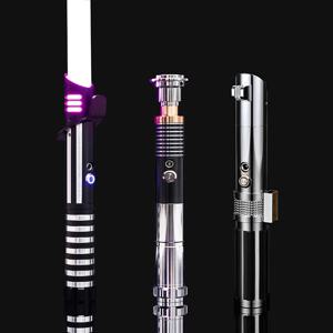 루크 RGB 메탈 광선검 레이저 검 사브레 데 루즈 Kpop 응원봉 깜박이는 레이브 장난감 Espada Brinquedos Juguetes Zabawki