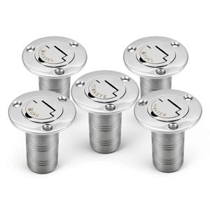 38mm 50mm 데크 필러 캡 스테인레스 스틸 316 데크 필러 가스 디젤 연료 폐수 미러 폴리쉬 마린 보트 RV 하드웨어