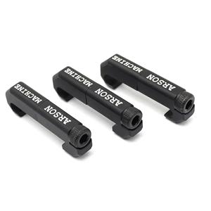 3PCS 세트 케이블 가이드 시스템 와이어 관리 레일 쉴드 피카티니 레일 핸드가드 와이어 클립 테일 스테이블 고정 장치