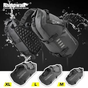 Rhinowalk 오토바이 안장 가방 사이드 랙이 없는 대부분의 방수 오프로드 스포츠 자전거 Fit BMW Honda Kawasaki Yamaha Benelli