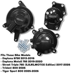 데이토나 675R 2013-2016 데이토나 765 2019-2020 스트리트 트리플 765 (S,R,RS,MOTO2) 2017-2026 트라이던트 800 -스포츠 800 2025-2026