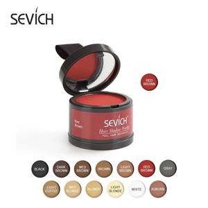 Sevich 12 컬러 헤어 라인 파우더 헤어 라인 섀도우 커버 업 엷은 머리카락 남여 헤어 라인 섀도우 파우더 수정 된 회색 머리카락