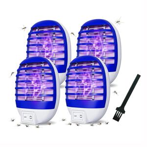 2개 LED 소켓 모기 킬러 램프 미국/EU 플러그 전기 모기 파리 벌레 트랩 킬러 야간 램프