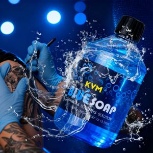 40/500ml 농축 타투 블루 비누 진정 타투 애프터케어 클리닝 솔루션 피부 자극 감소 타투 용품