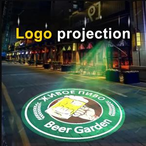맞춤형 LED 로고 고보 프로젝터 조명 실내외 바닥 프로젝터 회전 로고 (호텔, 회사, 바, 상점, 사업장용)