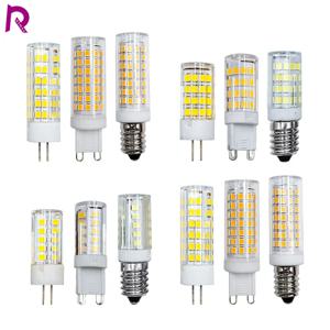 1-10개 LED G4 G9 E14 전구 3W 5W 9W AC 220V 콘 램프 360도 광각 스포트라이트 샹들리에 조명 할로겐 램프 대체