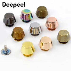10/20Pcs Deepeel 금속 네일 리벳 버클 나사 가죽 핸드백 장식 스파이크 하단 보호 DIY 하드웨어 액세서리