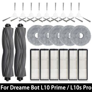Dreame Bot L10s Pro, L10 Prime, L10 Pro, 액세서리 메인 사이드 브러시 Hepa 필터 걸레 천 로봇 교체 예비 부품
