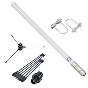 듀얼 밴드 VHF UHF 유리 섬유 안테나 144/430MHz SO239 햄 라디오 장치 리피터 모바일 트랜시버 용 모바일 라디오 기본 안테나