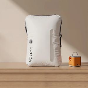 FLEXTAIL X VOLLYC EZYPACK - 25L 진공 압축팩, 재사용 가능한 의류 보관 가방, 여행용 백팩, 85% 압축