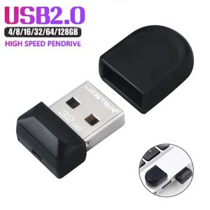 새로운 슈퍼 미니 USB 플래시 드라이브 128M/256M/1G/2G 방수 USB2.0 펜 드라이브 128GB 실용 용량 펜드라이브 무료 키 체인 64GB