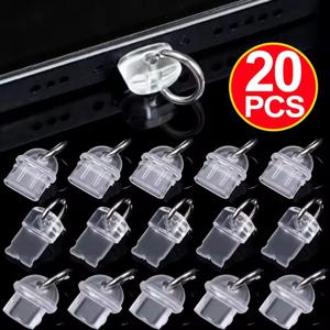 투명 DIY 방진 충전 포트 먼지 플러그 IOS 3.5MM 잭 타입 C 플러그 휴대폰 USB 커버 캡 아이폰 17 16/삼성용
