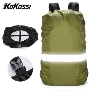 KoKossi 1PCS 더블 버클 반사 레인 커버 20-60L 레인커버 방수 배낭 레인 커버 야외 캠핑 사이클링 하이킹