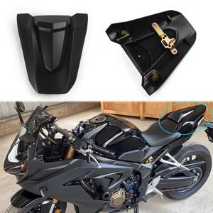 혼다 CB650R 2024 2025용 고무 패드가 있는 오토바이 무광 블랙 뒷좌석 테일 커버 페어링 카울 승객석 카울