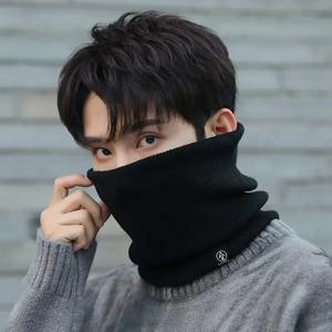 따뜻한 니트 스카프 두꺼운 플러시 방풍 겨울 목 가이터 방한 야외 스포츠 스키 러닝 남녀 공용 튜브 스카프