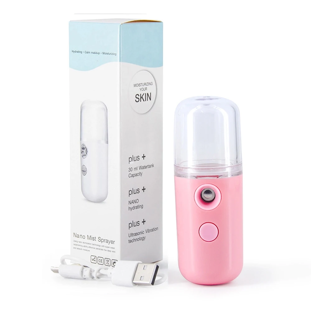 나노 페이셜 미스터 스프레이어 휴대용 얼굴 나노 미스터 속눈썹용 USB 핸디 스킨케어 기기 얼굴 보습, 일상 메이크업용