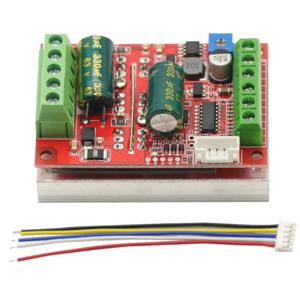 DC 6-60V 16A 400W 3상 홀 브러시리스 모터 컨트롤러 보드 BLDC PWM PLC 드라이버 모듈 (정회전/역회전/브레이크 기능 포함)