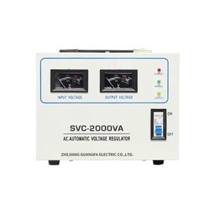 단상 자동 전압 안정기 SVC/TND2000VA 2 KVA 220V 서보 모터 전압 조정기