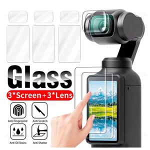 DJI OSMO Pocket 3 & 4용 강화유리 필름, 9H 경도 카메라 렌즈 보호 필름, DJI Pocket 3 액세서리