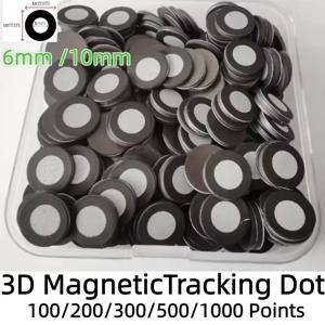 100-1000개 스캐너용 3D 자기 추적 도트 내부 6.0mm 외부 10mm 3D 스캐닝용 스캐닝 기준점 마커