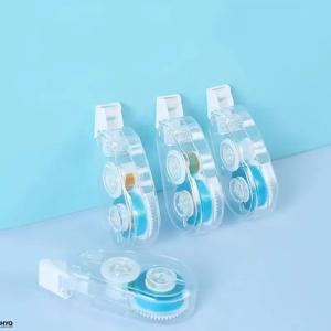(4개/1세트) 양면 접착 도트 글루 테이프, 무산성 및 보관 가능, 영구 테이프 롤러 테이프 러너, 접착 테이프 디스