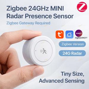 Zigbee 24G mmWave 인간 존재 감지 센서 마이크로파 레이더 점유 감지 모션 감지기 스마트 홈은 Zigbee2MQTT TUYA 앱과 연동됩니다.