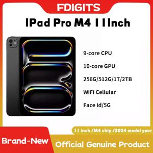 2024 아이패드 프로 M4 11인치 256G/512G/1T WiFi 셀룰러 Face ID, eSIM, 오리지널 WIFI/5G 10코어 CPU 10코어 GPU