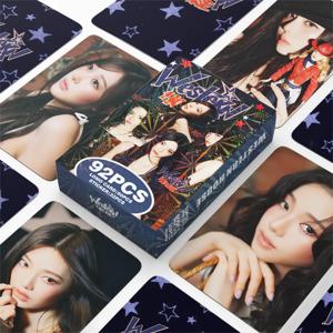 92pcs AESPA WESTEKN HOUSE 포토카드 로모 카드 세트 포토카드 사진 로모 카드 팬 컬렉션 인쇄 카드