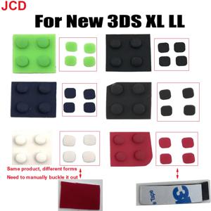 뉴 3DS XL 콘솔용 JCD 전면 및 후면 나사 고무 받침 커버, 상단 LCD 화면 나사 커버 고무 교체품 (뉴 3DS LL용)