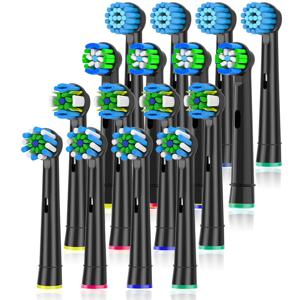 Braun Oral b 7000/Pro 1000/9600/5000/3000/8000/Genius 및 스마트 전동 칫솔과 호환되는 교체용 칫솔 헤드