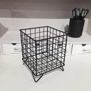 다용도 철제 수납 바구니, 팜하우스 스타일 금속 주방 양념/간식 바구니, 친구, 가족, 이웃 선물용으로 적합