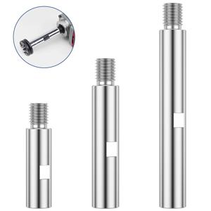 3Pcs M14 앵글 그라인더 연장로드 75/100/140mm 스레드 어댑터로드 연마 패드 연삭 연결로드 폴리 셔 액세서리