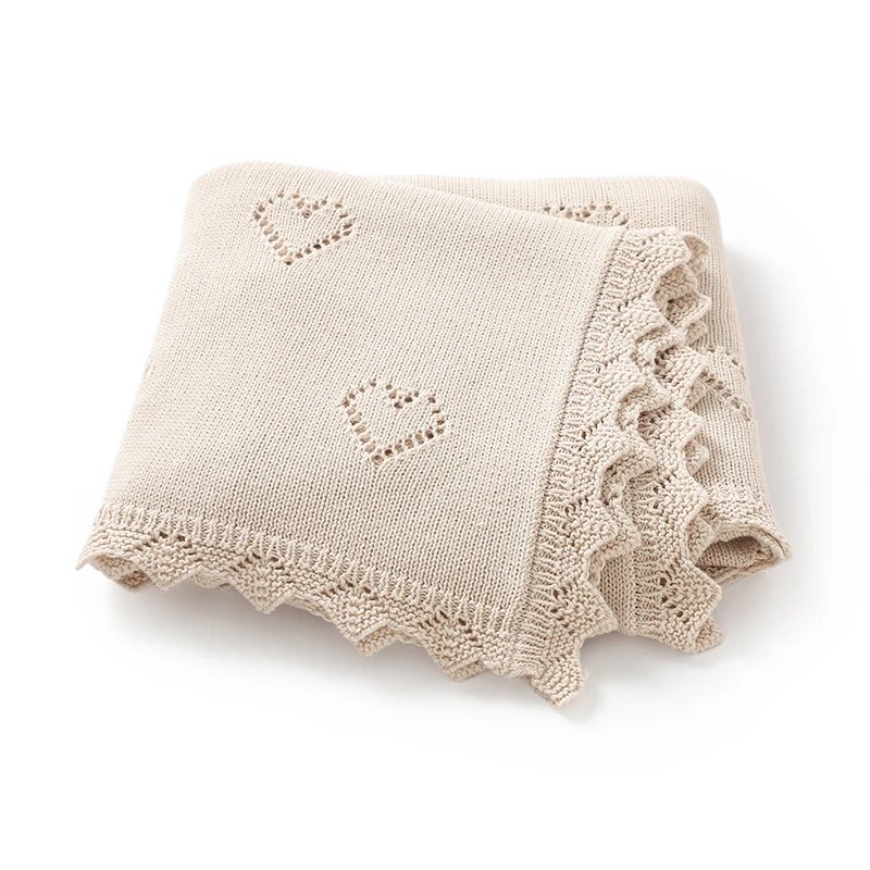 아기 담요 니트 90*70cm 울트라 부드러운 면화 신생아 유아 소년 소녀 이불 유모차 침구 Swaddle Wrap Sleeping Stuff