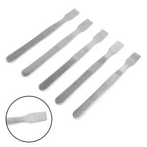 2-4개 금속 스퍼저 크로우바 휴대폰 수리 도구 120x11mm 스테인리스 스틸 납땜 페이스트 전자제품 분해용 크로우바