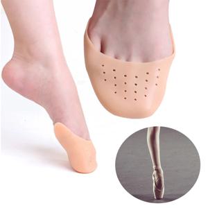 2Pcs 실리콘 젤 발가락 패드 소프트 발레 Pointe 댄스 신발 패드 댄서 풋 케어 도구에 대한 발 보호대 Insoles