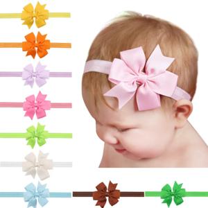 아기 머리띠 소녀 신생아 어린이 고무 붕대 밴드 탄성 헤어 액세서리 헤어밴드 의류 Bowknot 사진
