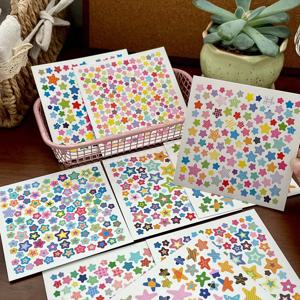 10 시트 데코 스타 스티커 세트 Scrapbooking 편지지 Diy 전화 수하물 노트북 가방 데칼에 대 한 미니 스티커