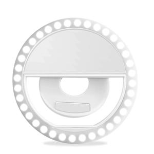 USB 충전식 LED 셀카 링 라이트 휴대용 조명 라이브 스트리밍 메이크업 영상 촬영 브이로그용 범용 폰 링 램프